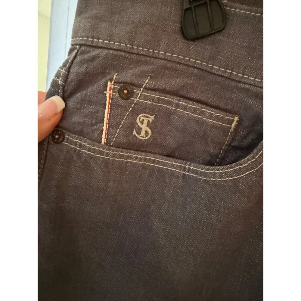 Todd Snyder Mens Jeans Size 38/32 Gray Slim Fit Lightweight Selvedge Japanese